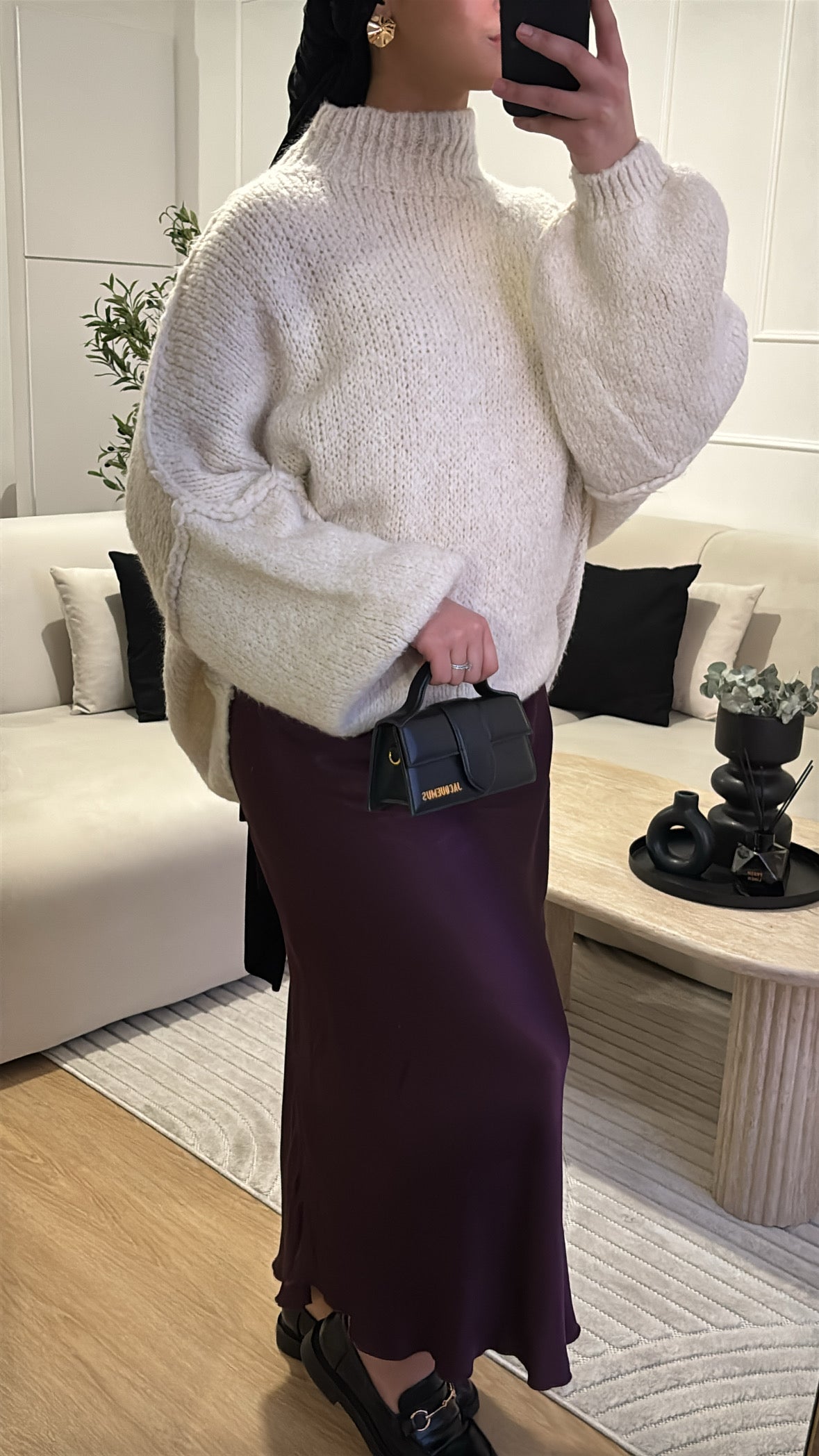 Pull basic - Blanc cassé