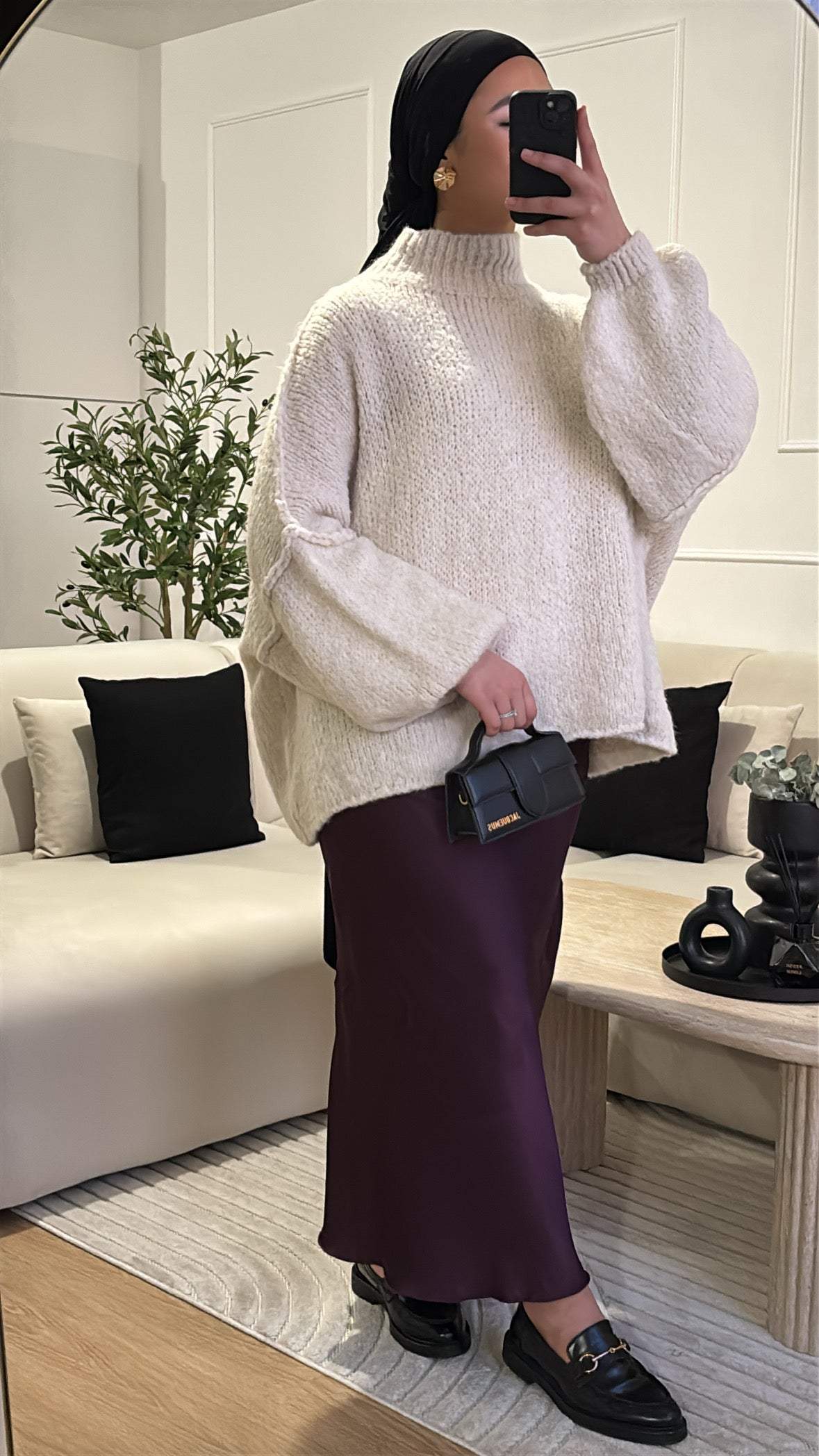Pull basic - Blanc cassé