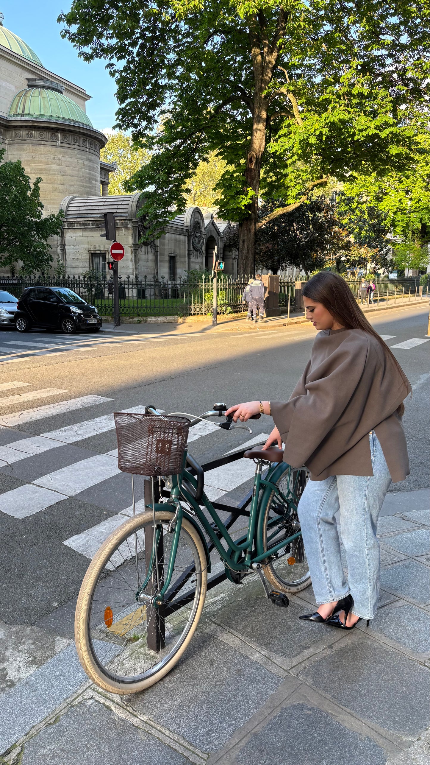 Veste cape - Taupe